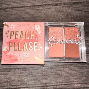 NIB Colourpop Orange and Brown Blush Palette